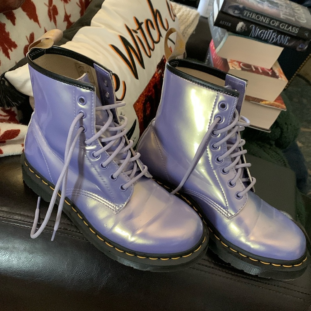 Iridescent dr martens